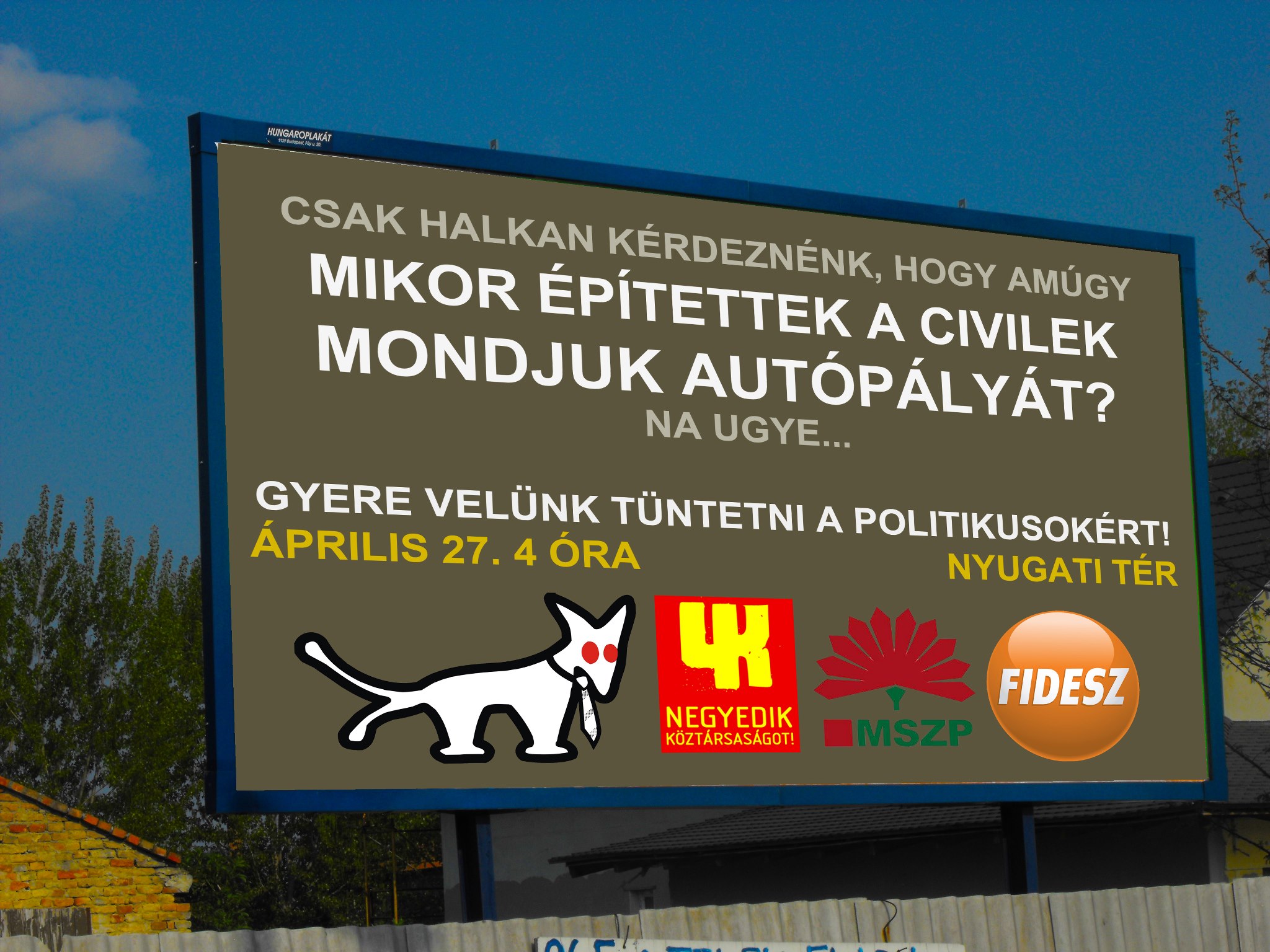 Ennyi volt a Fidesznek, szövetkezett a Kétfarkú Kutya, a 4k! és Puzsér Róbert