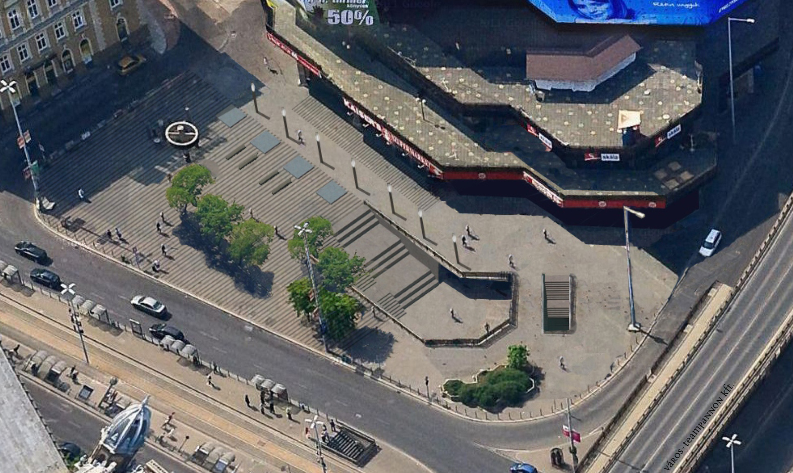 Hídbontás a Nyugatinál? Itt a tér látványterve, kommenteld szét!