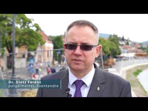 Szentendrén még a mobilgát is propagandafilmet kapott