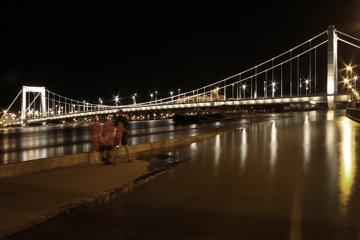 Illustration for article titled Így tetőzött a Duna Budapestnél