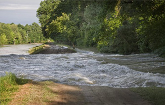 Átszakadt a gát a Veránka-szigeten