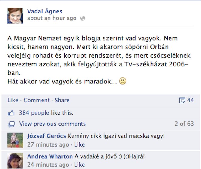 Vadai Ágnest kikészítette a forróság, szóviccet csinált saját magából