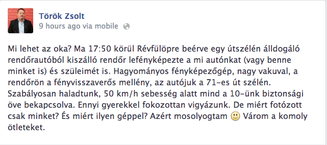 Kálomista, álrendőr vagy indexes fotózta le Török Zsoltot?