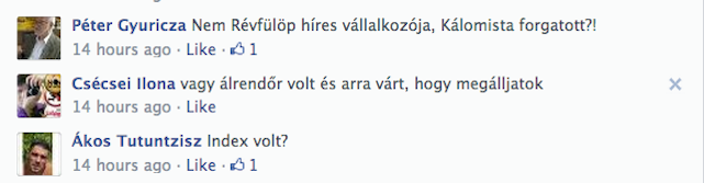 Illustration for article titled Kálomista, álrendőr vagy indexes fotózta le Török Zsoltot?