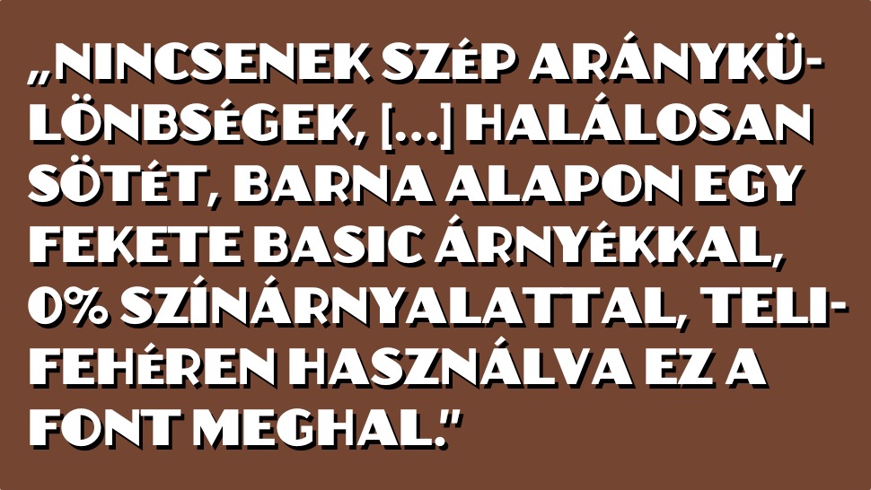Tipográfus a trafikokról: Még ennél is sokkal rosszabbra számítottam