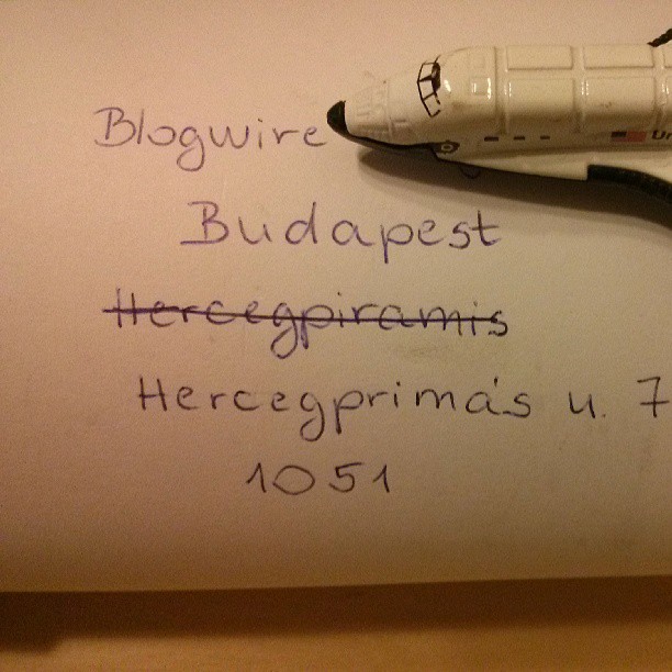 A világ legjobb félrecsúszott címzése. És mi kaptuk!