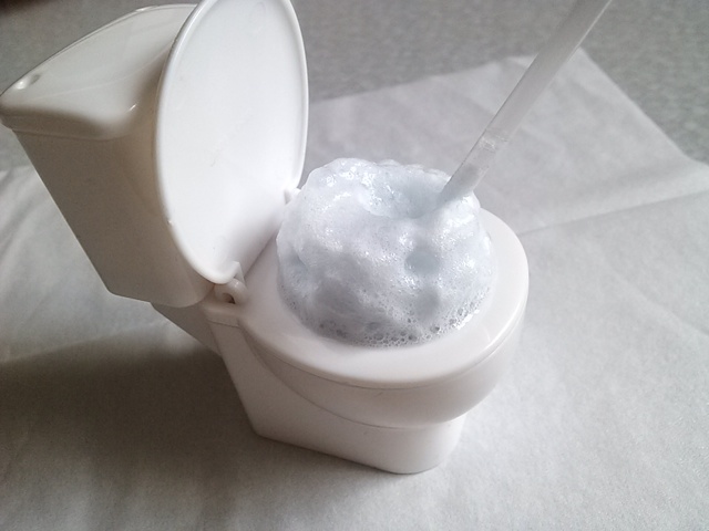 Illustration for article titled Szürcsölnél habzó nyalánkságot vécékagylóból?