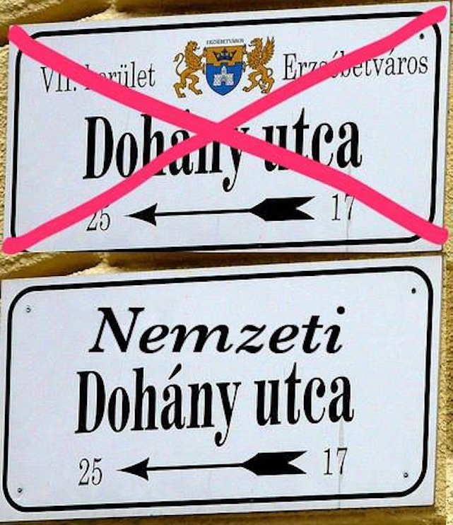 Tényleg átnevezik a Dohány utcát?