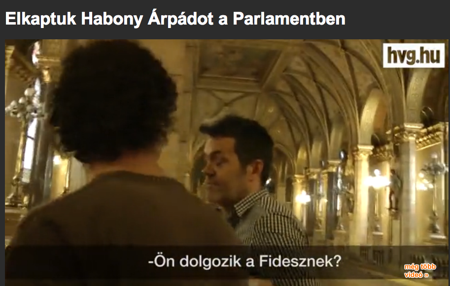 Gyerekhangon tiltakozott Habony Árpád