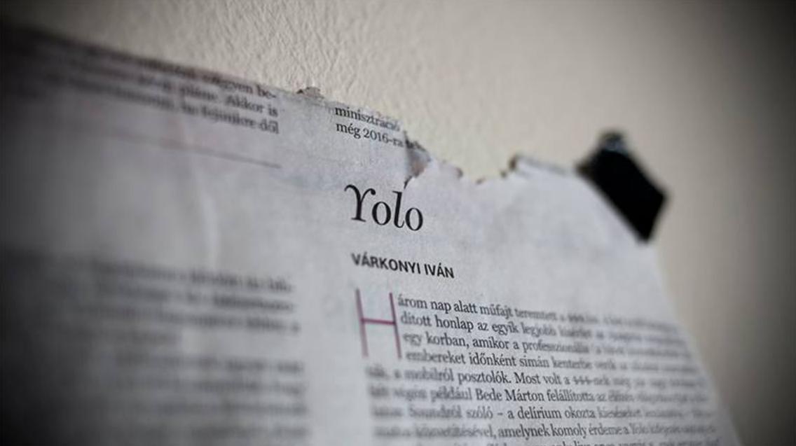 YOLO - még most magyarázd el a nagyszüleidnek, mielőtt a Fókuszból tudják meg