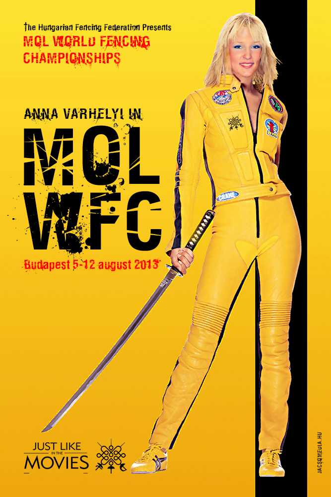 Illustration for article titled Megosztja az amerikaiakat a budapesti vívó világbajnokság reklámja