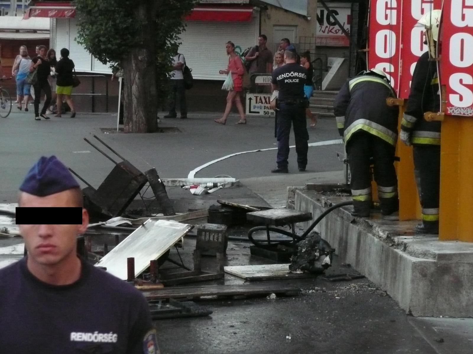 Tűz az Örs vezér téren