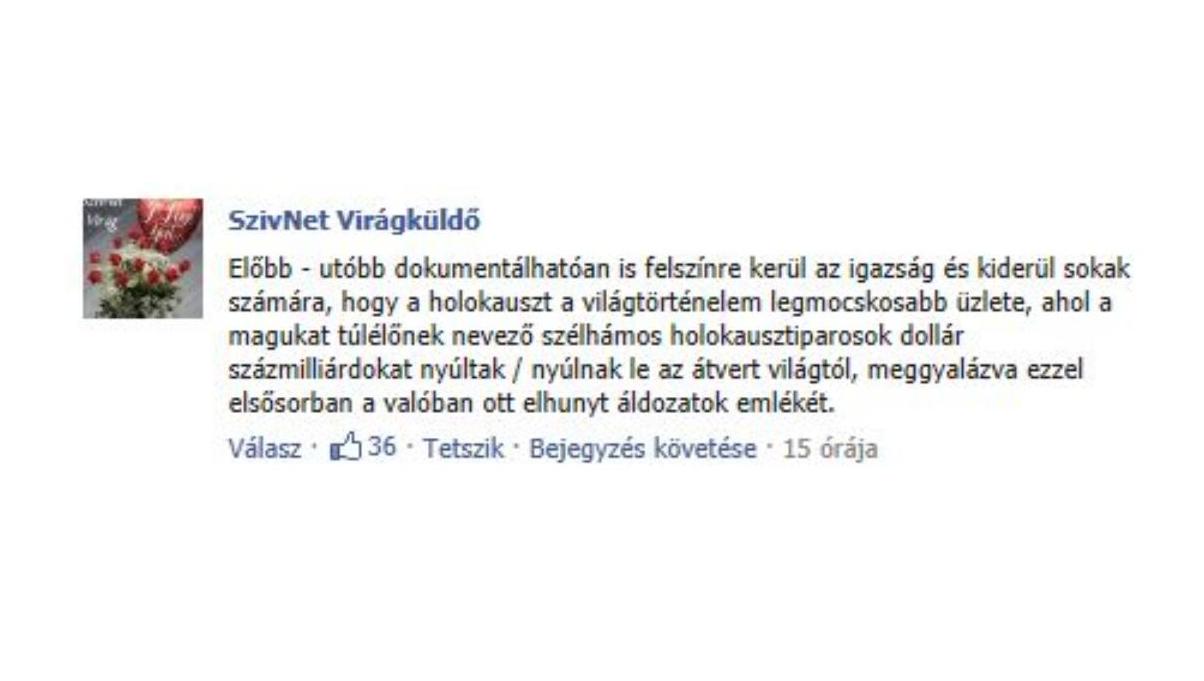 Egy kis kora esti holokausztiparozás