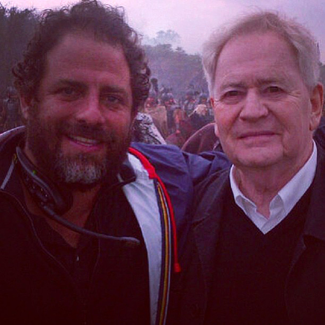 Illustration for article titled Russell Crowe Budapesten, a Herkules rendezője Szabó Istvánnal ebédel