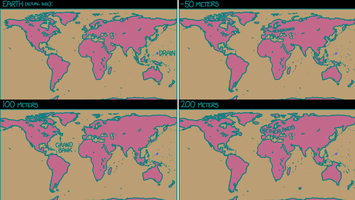 Észre se vennénk, ha apadna az óceánok vízszintje 50 métert?