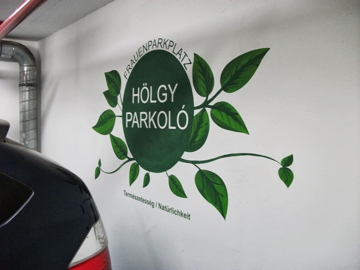 Illustration for article titled Képek a hölgyparkolós soproni mélygarázsról - figyelem, sok kalocsai!