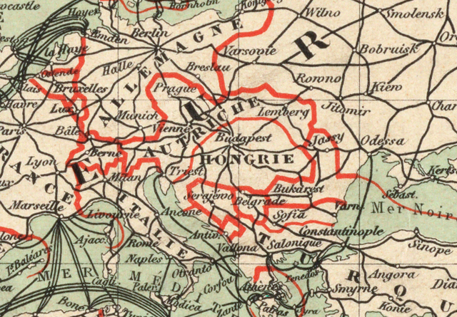 Illustration for article titled A világ telekommunikációs hálózata 1901-ben. Komoly központ voltunk