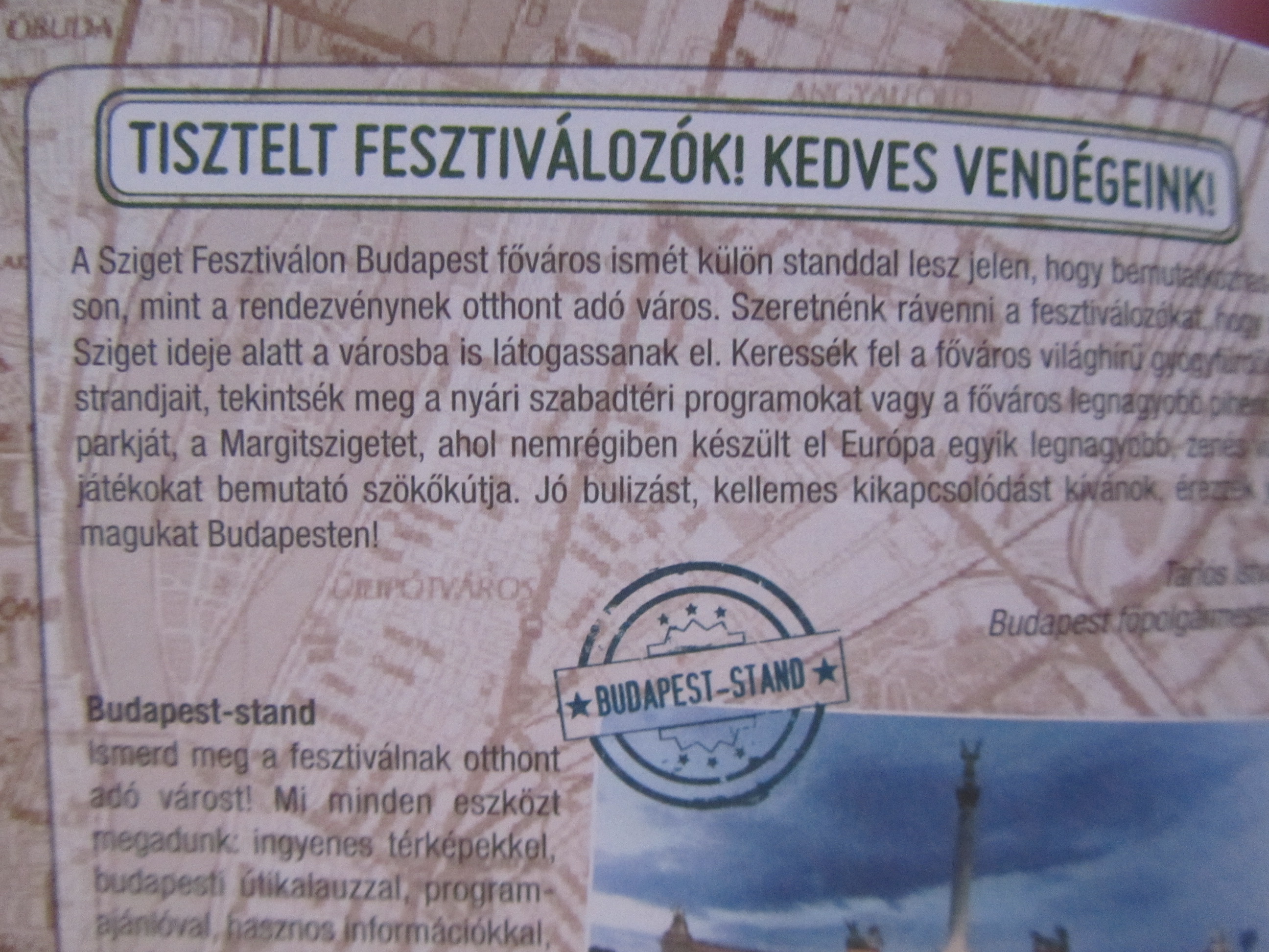 Tarlós István jó bulizást kíván!