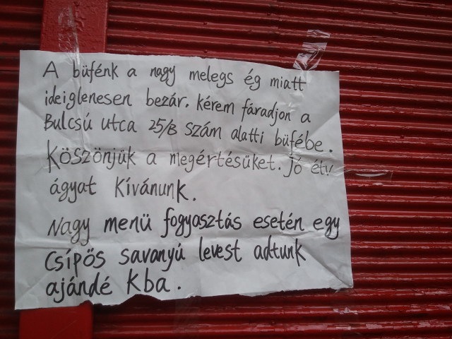 A nagy melegs ég miatt zárt be a kínai a Lehelen