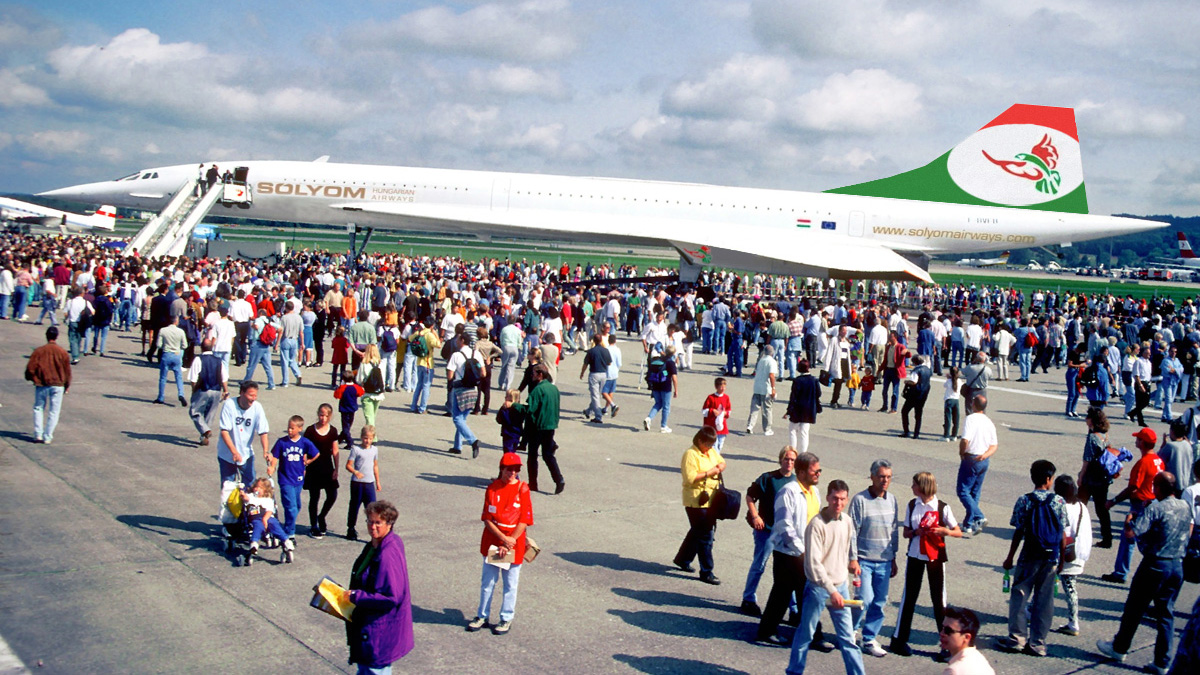 Tömegek a Sólyom Airways első gépének bemutatóján!