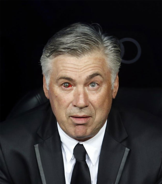 Carlo Ancelotti egy jövőből visszaküldött, gyilkos robot?