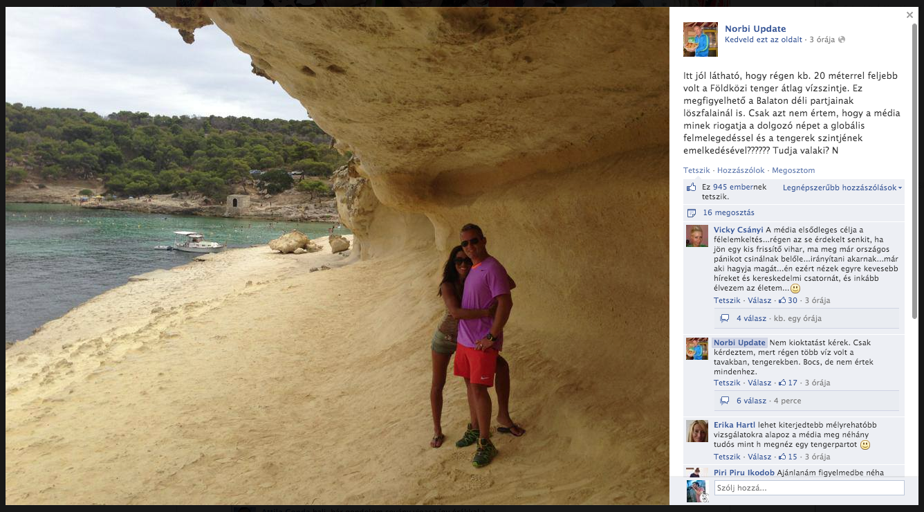 Norbi megtalálta a bizonyítékot: a globális felmelegedés kamu!