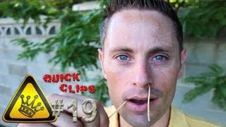 Ijesztő vagy undorító? Jógagyakorlat spagettivel és orral