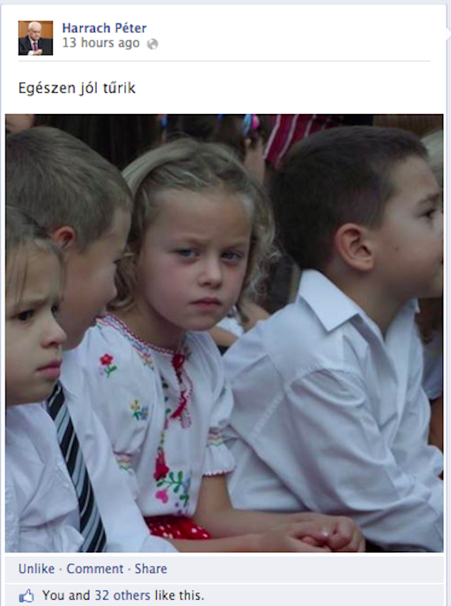 Az év döbbenete: lehet, hogy Harrach Péternek van humora?