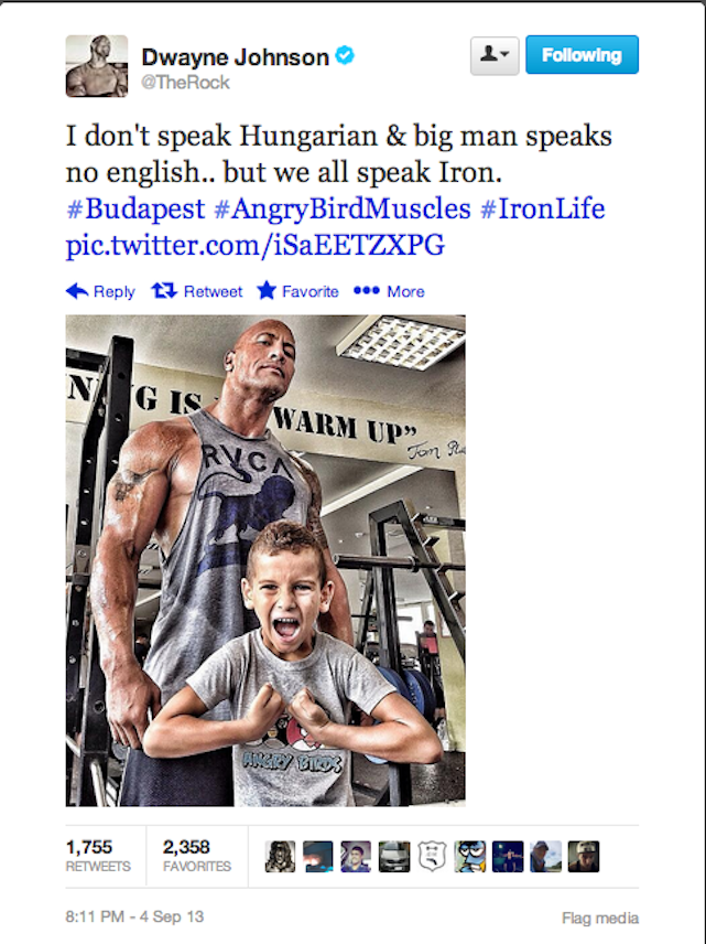 Dwayne Johnson magyar kisfiúval robbantotta a cukiságbombát