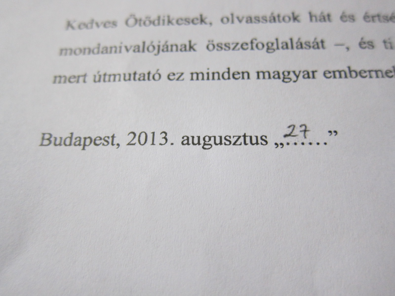 Illustration for article titled Levelet kapott a gyerek Hoffmann Rózsától!