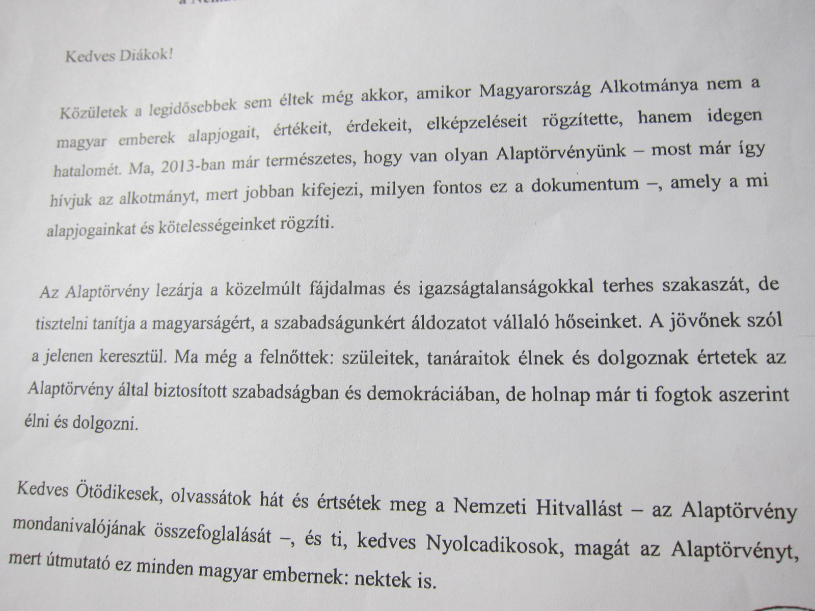 Illustration for article titled Levelet kapott a gyerek Hoffmann Rózsától!
