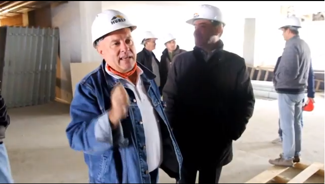 Újra feltűnt Krecz Tibor, egy építkezésen