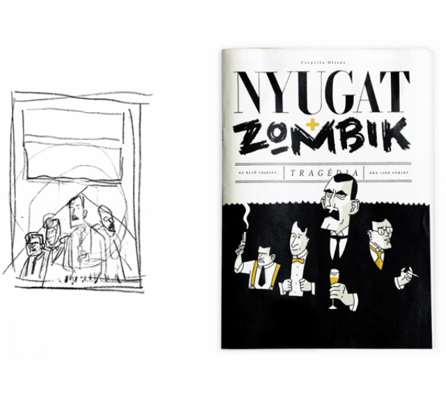 Barátnője névnapjára töltötte fel a nyugatos zombis képeket az alkotó