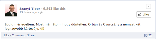 Illustration for article titled Csodásan marják egymást a neten az ellenzékiek