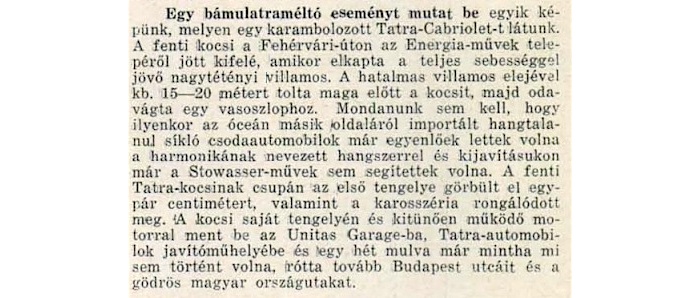 Illustration for article titled Már 1930-ban PR-cikkeket írtak a magyar autós újságírók