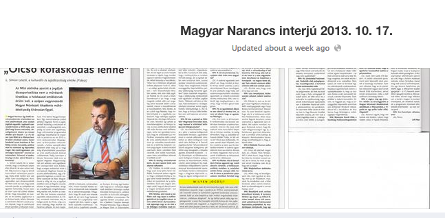 L. Simon László gond nélkül lenyúlta a jogdíjakról szóló interjúját