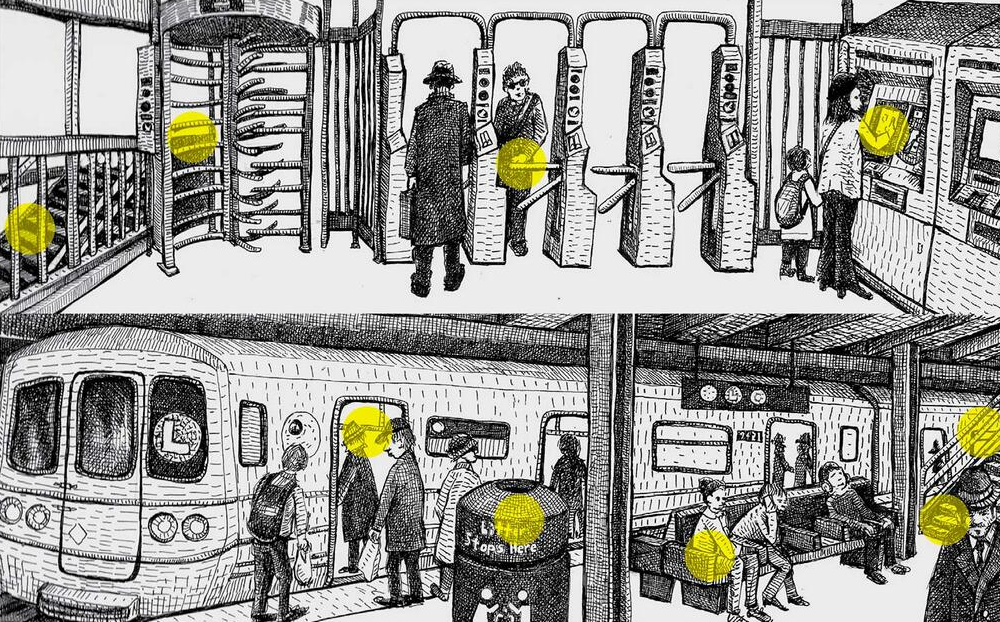 Tele van a metró undorító bacilusokkal