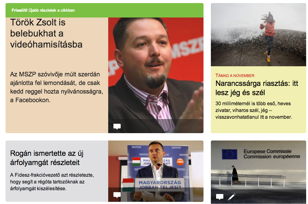 Dizájncsempefesztivál 2.: megújult a Magyar Nemzet Online