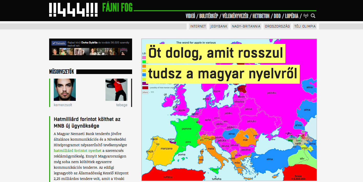 Ti mit szóltok az új 444-hez?