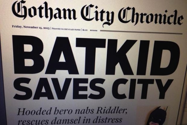 Illustration for article titled Ma egy beteg kisgyerek kívánságára San Franciscóból Gotham városa lesz