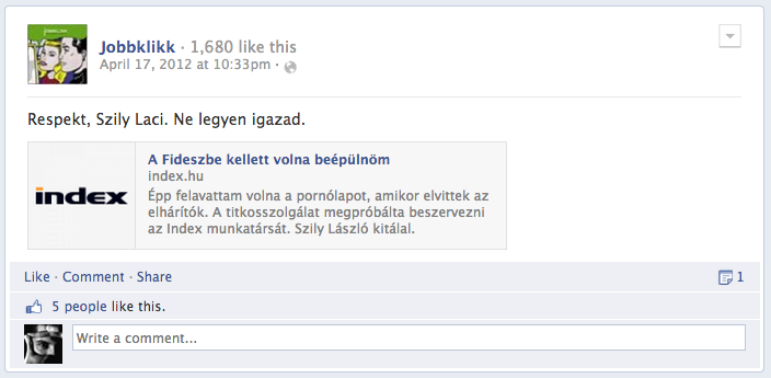 Illustration for article titled Most akkor szeret engem a Jobbklikk vagy gyűlöl?