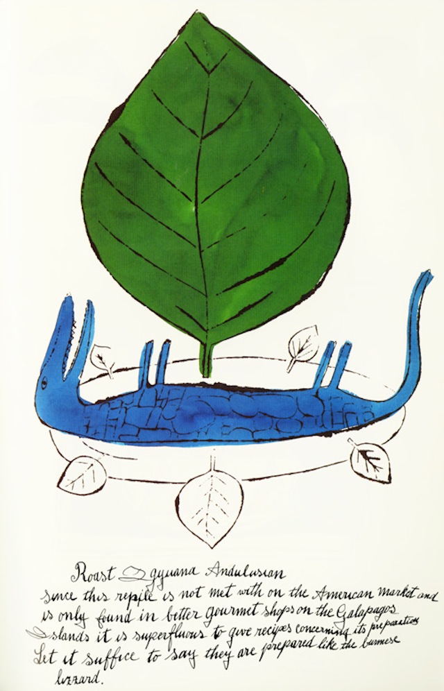 Illustration for article titled A fiatal Andy Warhol illusztrált egy vicces szakácskönyvet