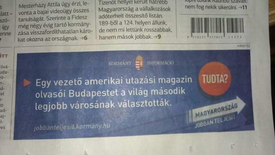 Kormányzati propagandakampány lett az online szavazásból