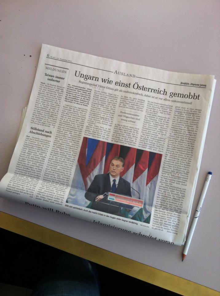 Illustration for article titled Ilyen visszhangja Magyarországnak a német sajtóban idén már nem lesz