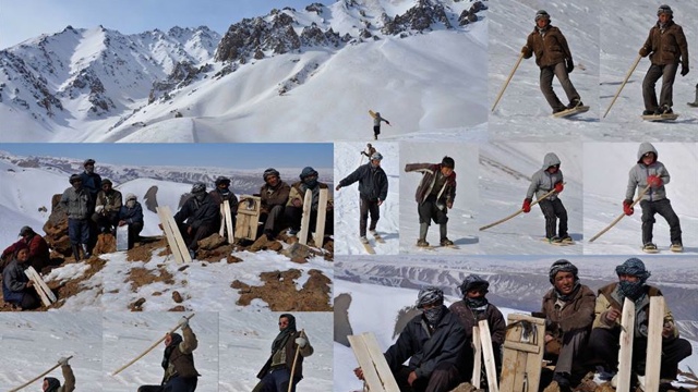 Snowboard a buli Afganisztánban