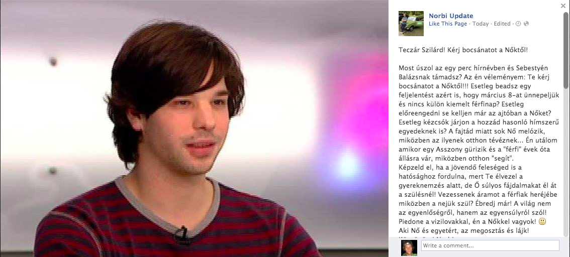 Schobert Norbi a buzizó Balázst védve Teczár Szilárdra rontott (updatelve!)