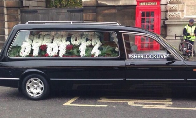 Halottaskocsival jelentették be, hogy mikor jön az új Sherlock