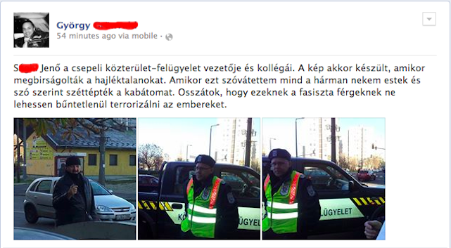 Bréking: Közterületesek támadtak a hajléktalanügyben kérdező járókelőre (frissítve!)