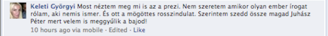 Keleti Györgyi nem értette a prezis viccet, kapásból megfenyegette a reklámost