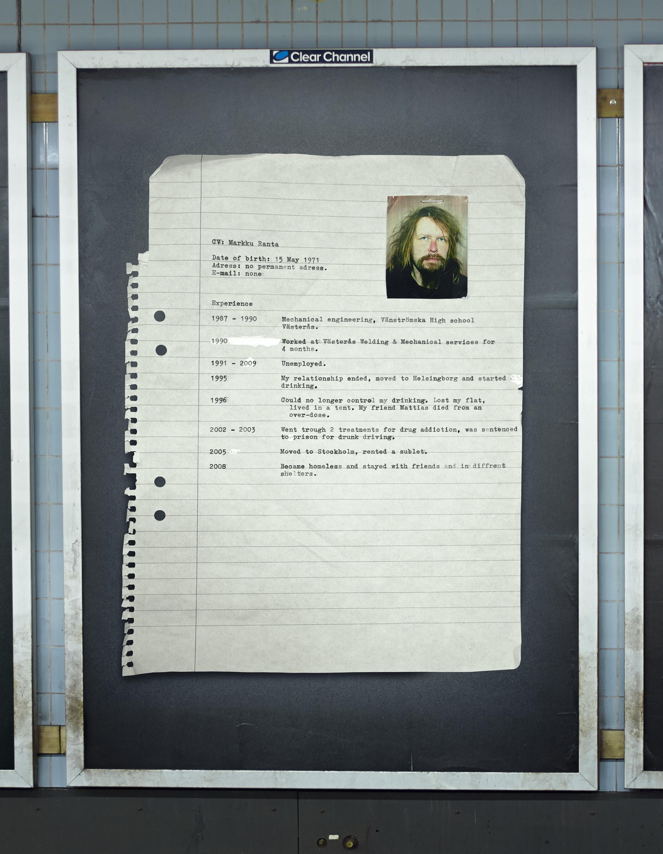 Illustration for article titled Hajléktalanokat reklámoznak Stockholmban